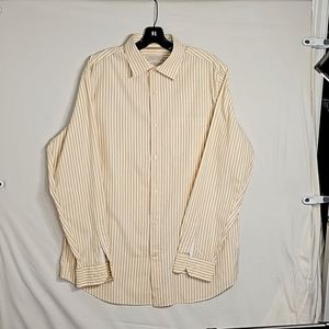 Banana Republic Long Sleeve Dress Shirt Men’s Sz. Large 16-16.5 Yellow